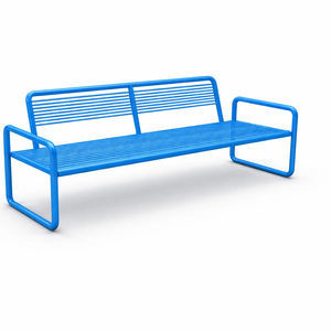 contemporary public bench