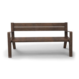 contemporary public bench