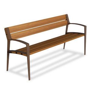 contemporary public bench