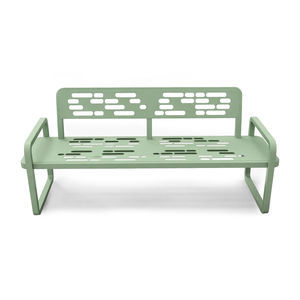 contemporary public bench