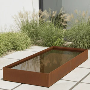 galvanised steel garden pond