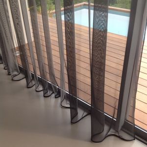 plain sheer curtain fabric