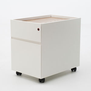 wood veneer office unit
