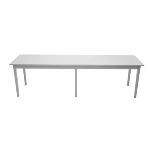 contemporary table / lacquered wood / rectangular