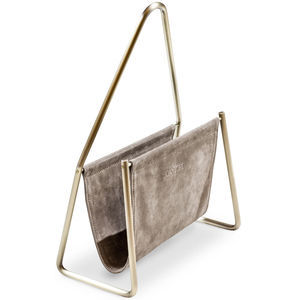 contemporary magazine rack