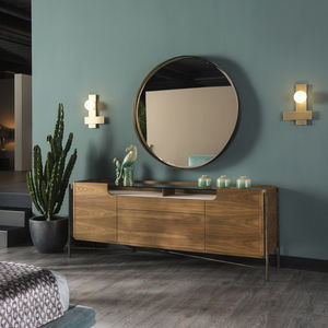 wall-mounted mirror