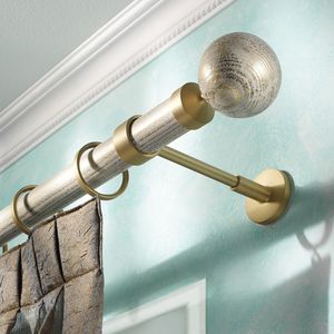 wooden curtain rod
