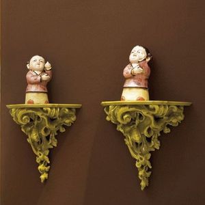 wall-mounted shelves