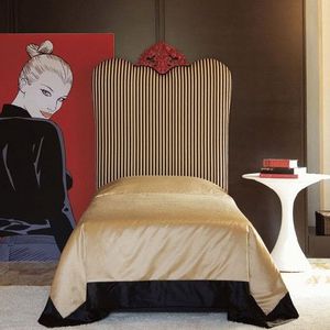 single bed / New Baroque design / fabric