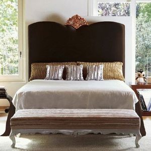 double bed / New Baroque design / fabric