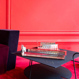 steel serving tray