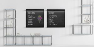wall-mounted display rack