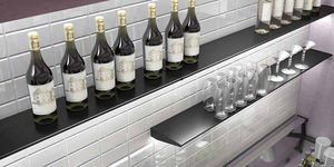 wall-mounted shelves