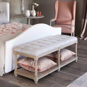 contemporary upholstered bench