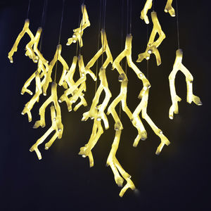 pendant lamp / original design / porcelain / outdoor