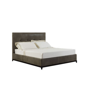 double bed / traditional / upholstered / with headboard