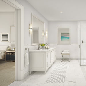 double washbasin cabinet
