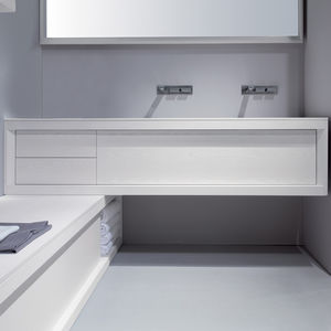 double washbasin cabinet