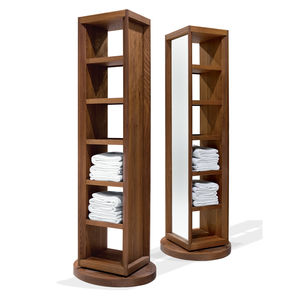 bathroom column cabinet / contemporary / mirrored