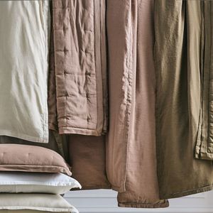 linen quilt cover