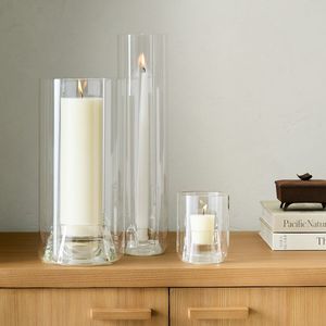 glass candle holder