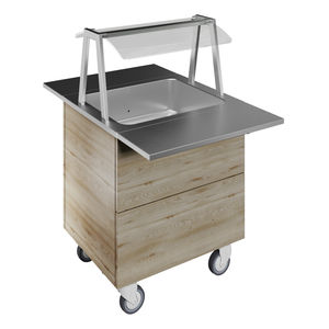 self-supporting refrigerated well
