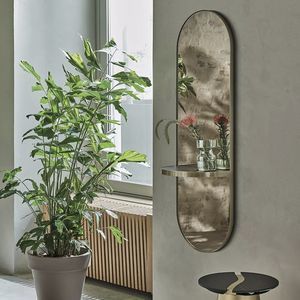 wall-mounted mirror