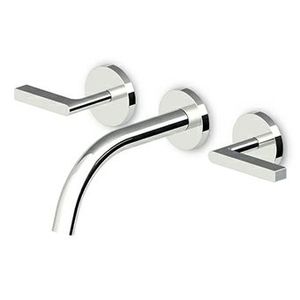 double-handle washbasin mixer tap 1