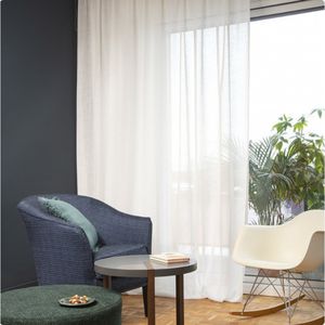 plain sheer curtain fabric