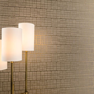 linen wallcovering / home / textured / interior