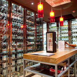 restaurant wine cabinet