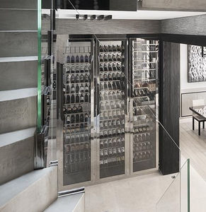 built-in wine cabinet