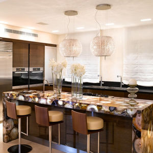 semiprecious stone countertop