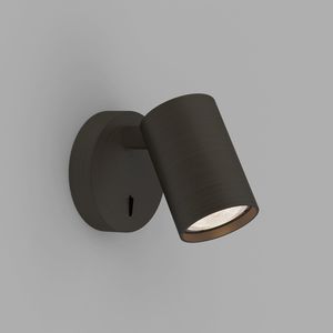 contemporary wall light / bronze / LED / round