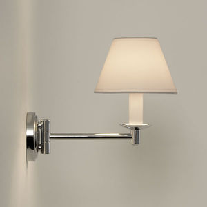 contemporary wall light / bathroom / metal / PVC