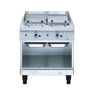 gas grill / floor-mounted / commercial