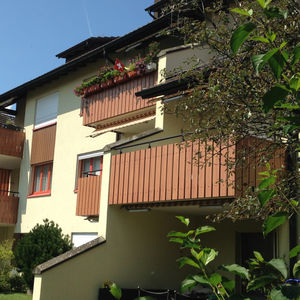 balcony with bars