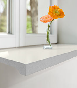 wooden window sill