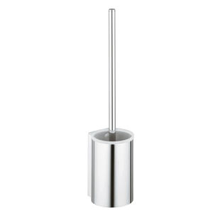 metal toilet brush holder / plastic / floor-mounted / for hotels