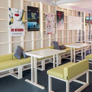 upholstery fabric / plain / polyester / Trevira CS®
