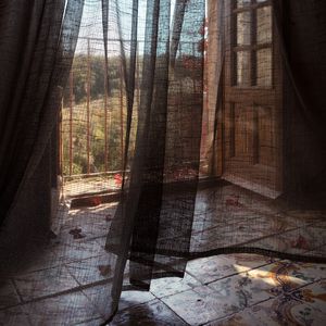 patterned sheer curtain fabric