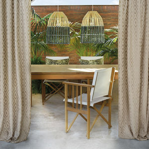 geometric pattern sheer curtain fabric