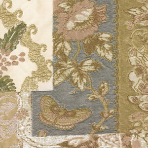 upholstery fabric / patterned / viscose / silk