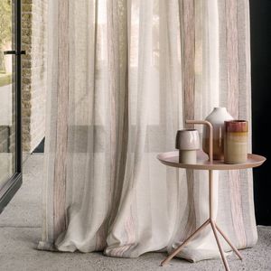 striped sheer curtain fabric