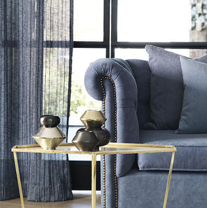 striped sheer curtain fabric