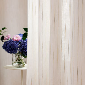striped sheer curtain fabric 1