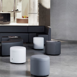 contemporary pouf