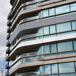 double-glazed glass panel