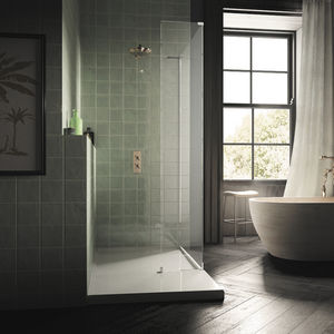 fixed shower screen