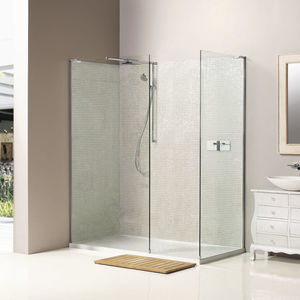 walk-in shower enclosure